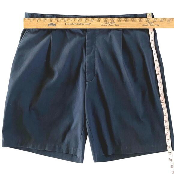 EUC NIKE GOLF Performance Chino Shorts Navy Blue Mens SZ 38 Preppy Sporty Casual - Picture 8 of 8